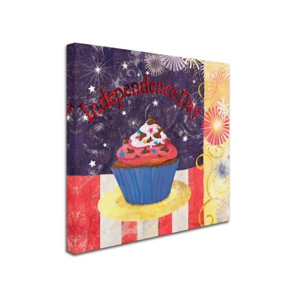 Fiona Stokes-Gilbert-ALI 'Cupcake Holidays III' Canvas Art,18x18